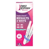 First Response Triple Check Pregnancy Test Kit, 3 CT, thumbnail image 1 of 1