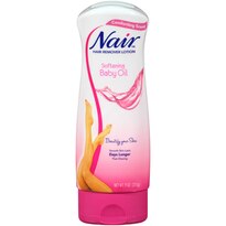 Nair Hair Baby Oil Hair Removal Lotion, 9.0 oz.