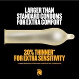 Trojan Magnum BareSkin Large Latex Condoms Lubricated, thumbnail image 3 of 3