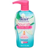 Nair Hair Remover Cream Nourish Shower Power Moroccan Argan Oil, 13 oz., thumbnail image 1 of 1