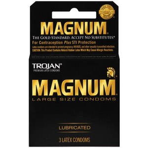 Trojan Magnum Condoms Lubricated Latex