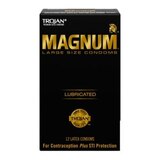 Trojan Magnum Large Latex Condoms Lubricated, thumbnail image 1 of 2