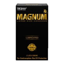 Trojan Magnum Large Latex Condoms Lubricated