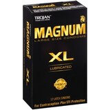 Trojan Magnum Xl Condoms Lubricated Latex, 12 CT, thumbnail image 2 of 2