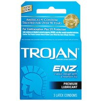 Trojan-Enz Condoms Lubricated Latex