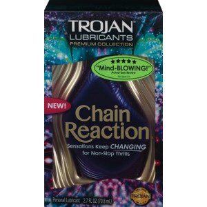 Trojan Chain Reaction Lubricants Premium Collection, 2.7 OZ 