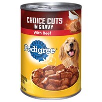 Pedigree Choice Cuts in Gravy With Beef Canned Dog Food, 13.2 OZ