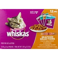 Whiskas Food For Cats Variety Pack 12- 3 Oz