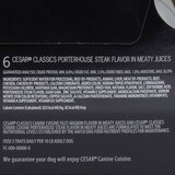 Cesar Canine Cuisine Variety Pack Filet Mignon & Porterhouse Steak Dog Food, 12 CT, thumbnail image 3 of 5