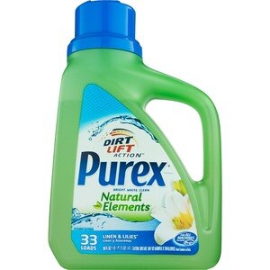 Purex 2x Natural Elemnts Linen & Lillies Liquid Laundry