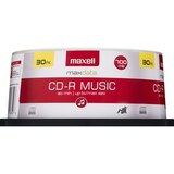 Maxell CD-R Music Recordable Discs 700MB 80 Min Up To 32X, thumbnail image 1 of 1