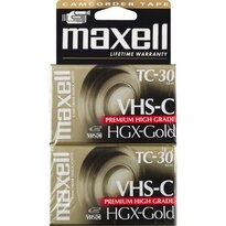 Maxell Camcorder Tape Tc30, 2 Pack