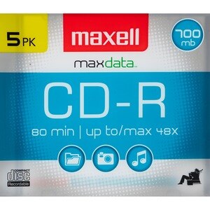 Maxell CD-R Music Recordable Discs 700MB 80 Min Up To 48X