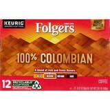 Folgers Lively Columbian Med Roast Ground Coffee K-Cups 12Ct, thumbnail image 1 of 2
