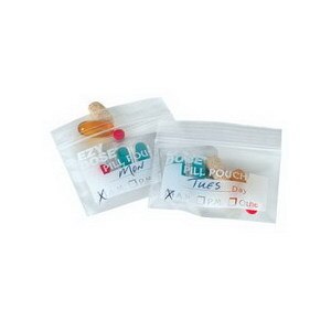 Apothecary Products Pill Pouches Clear, 100CT