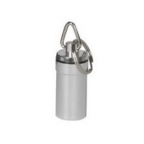 Apothecary Products EZY Dose Pill Fob Keychain, Silver
