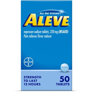 Aleve Pain Relief Naproxen Sodium Tablets, 50 CT