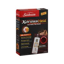 Sunbeam Heating Pad XpressHeat 6 Setngs XL 12"x24" #2013-511