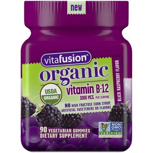 Vitafusion Organic B12 Gummy Vitamin, 90 CT