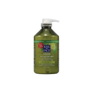 Kiss My Face Whenever Shampoo Green Tea and Lime, 32 OZ