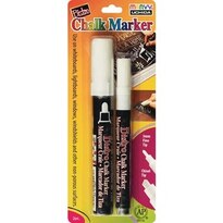 Marvy Uchida Bistro White Chalk Marker, 2CT