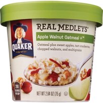 Quaker Real Medleys Apple Walnut Oatmeal Cup