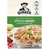 Quaker Instant Oatmeal Apples&Cinnamon 8-Pack of 1.51oz Pkts, thumbnail image 1 of 1