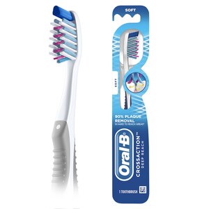 Oral-B CrossAction Deep Reach Manual Toothbrush, Soft, 1 count