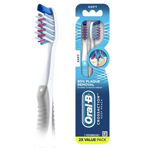 Oral-B Pro-Health Superior Clean Manual Toothbrush, Soft, 2 count