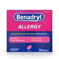 Benadryl Allergy Tablets, 24CT