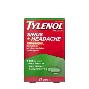 Tylenol Sinus Congestion and Pain Daytime Caplets, 24CT