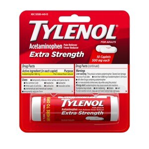 Tylenol Extra Strength Caplets with 500 mg Acetaminophen, 225 ct