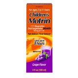 Children's Motrin Ibuprofen Kids Medicine, Berry Flavored, 4 fl. oz, thumbnail image 1 of 1