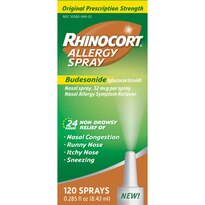 Rhinocort 24 Hour Allergy Relief Budesonide Nasal Spray, 120 Sprays