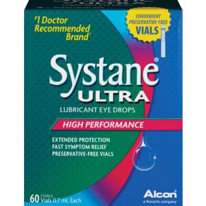 Systane Ultra Lubricant Eye Drops Vials