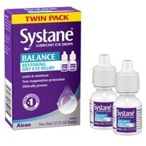 Alcon Systane BALANCE Lubricant Eye Drops 2-Pack (2x10ml)