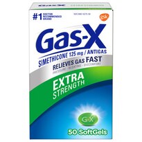 Gas-X Extra Strength Gas Relief Softgels, 50 CT