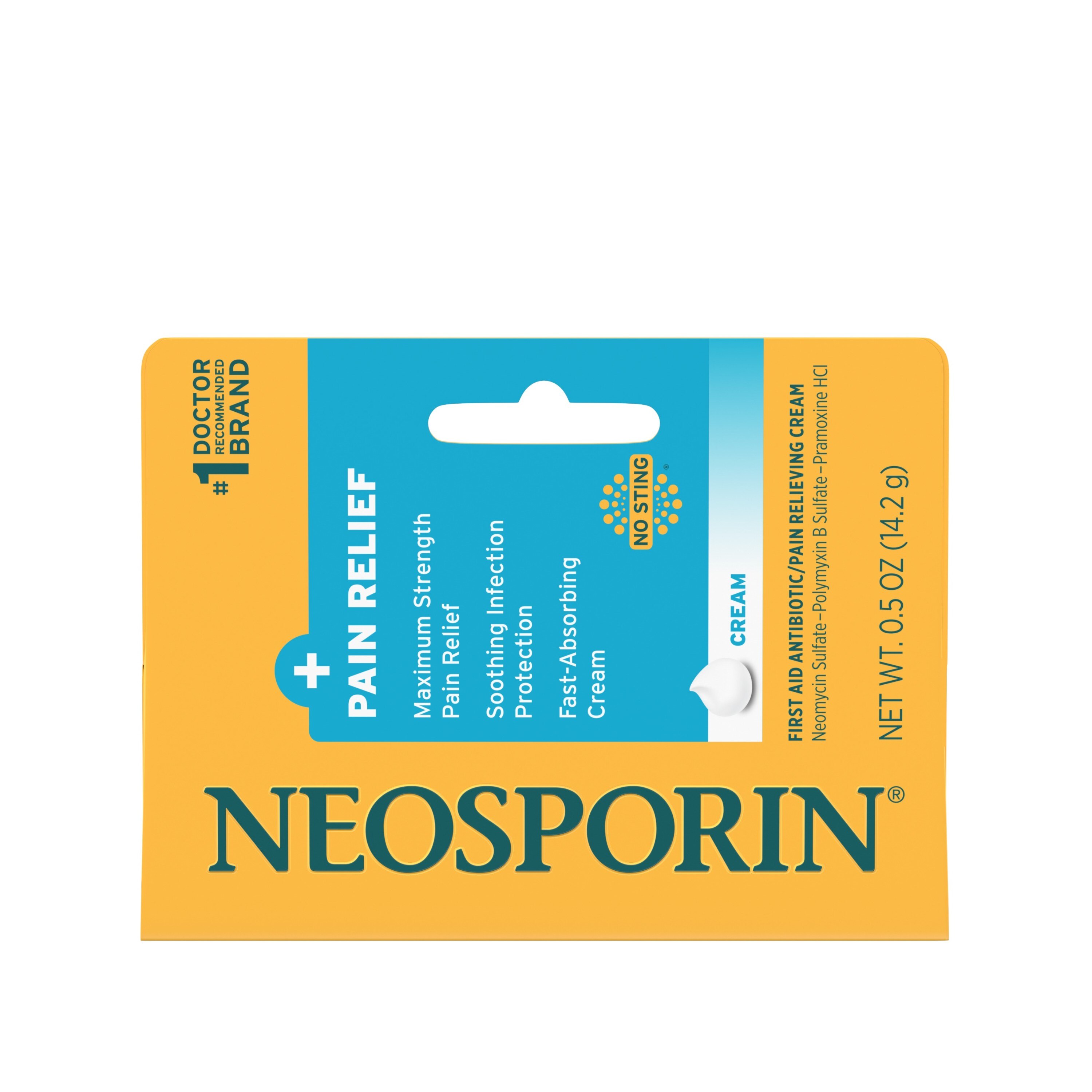 Neosporin + Pain Relief Cream, 0.5 OZ