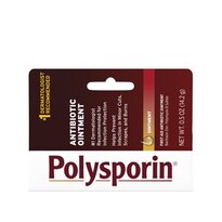 Polysporin First Aid Topical Antibiotic Ointment, Travel Size, 0.5 oz