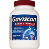 Gaviscon Extra Strength Antacid Chewable Tablets, 100 CT, thumbnail image 1 of 1