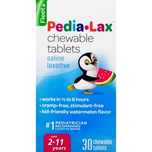 Fleet Pedia-Lax Saline Laxative Chewable Tablets Watermelon