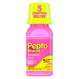 Pepto Bismol Liquid for Nausea, Heartburn, Indigestion, Upset Stomach, and Diarrhea Relief, Original Flavor, thumbnail image 1 of 1