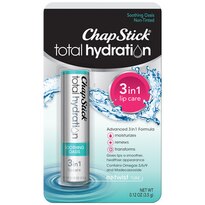 ChapStick Total Hydration 3 in 1 Lip Care, 0.12 OZ