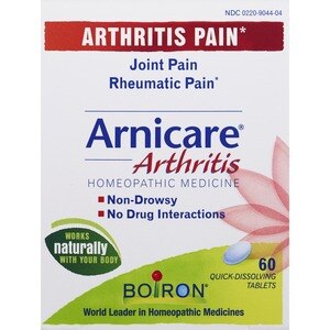 Homeopathic Arnicare Arthritis Tablets, 60CT