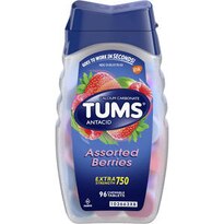 TUMS Antacid Chewable Tablets, Extra Strength for Heartburn Relief