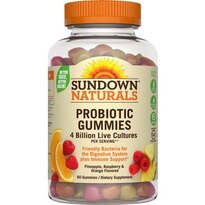 Sundown Naturals Probiotic Gummies, 60CT