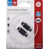 GE RCA Extension Adapter, Allows You To Connect Two Cables With RCA Plugs Together To Extend Lenth, thumbnail image 1 of 3