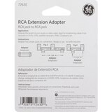 GE RCA Extension Adapter, Allows You To Connect Two Cables With RCA Plugs Together To Extend Lenth, thumbnail image 3 of 3