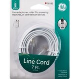 GE Phone Line Cord, 7', thumbnail image 1 of 3