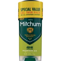 Mitchum Gel Mountain Air, 3.4 OZ, Twinpack